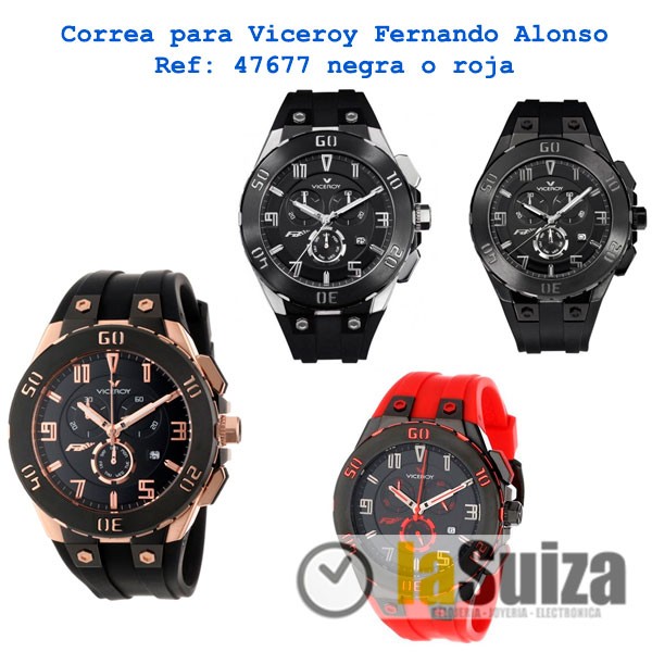 Correa reloj Viceroy Fernando Alonso 47551, 47617, 47615 Y 47609 -  AliExpress