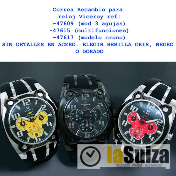 Correa reloj Viceroy Fernando Alonso 47551, 47617, 47615 , 47609