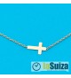 Cadena + Colgante con cruz en Oro de 18 Kl